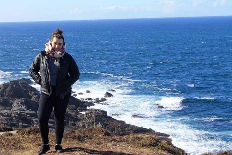 Alyssa at Malin Head