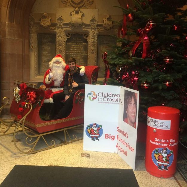 Connor Malone Fundraising in Belfast Children in Crossfire