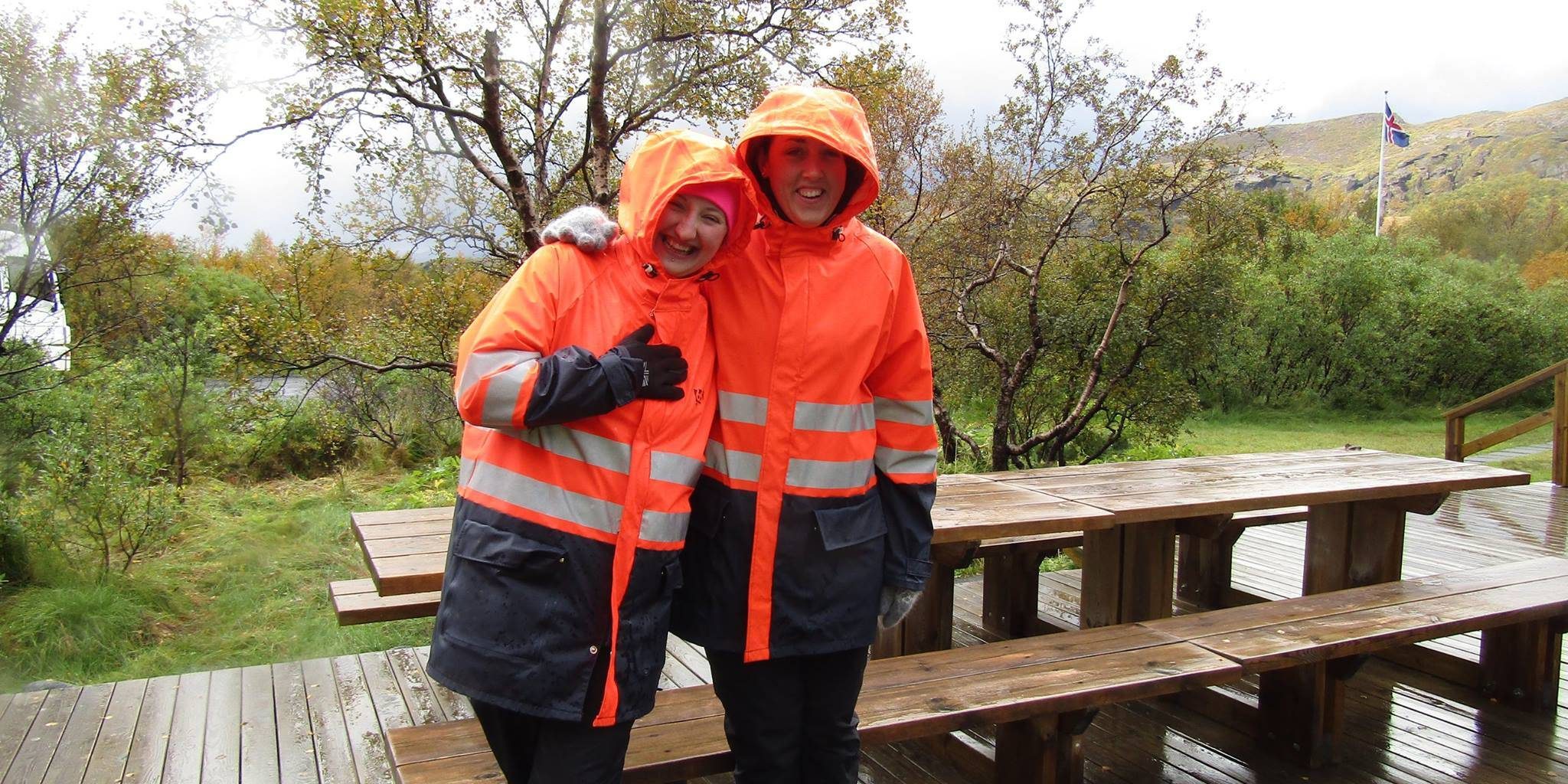 Charmaine & Shauna During Their Iceland Trek 2016 | Children In Crossfire