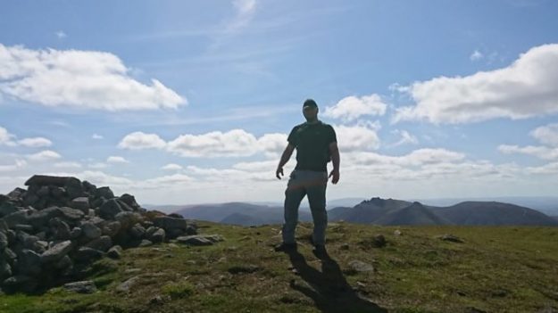 Lee Murphy Standing In The Mourne Mountains | Children In Crossfire