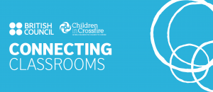 Connecting Classrooms, British Council and Children in Crossfire Logos